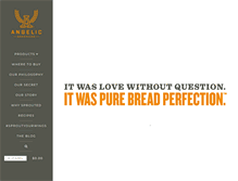 Tablet Screenshot of angelicbakehouse.com